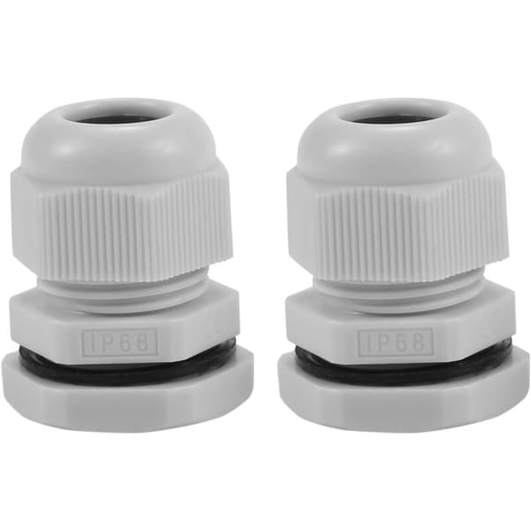 5 x M20 White Cable Gland Lock for Waterproof Compression Cable 20mm