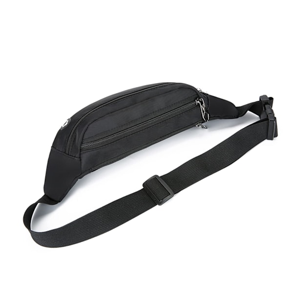 Crossbody Midjeväska för Män & Kvinnor, Stor Midjeväska & Höftväska med Justerbar Rem för Utomhus Träning Resor Vardag