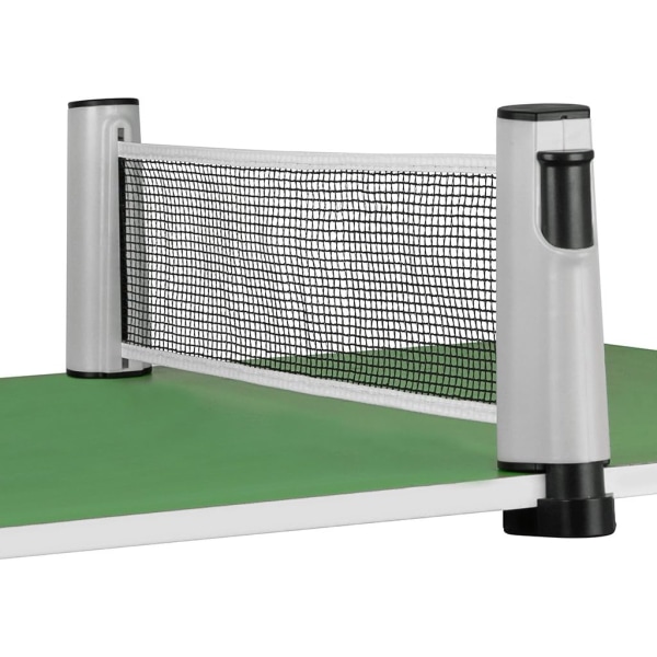 Tilbagetrækkelig Bordtennisnet Udskiftning, Ping Pong Net og Stang med PVC Opbevaringspose