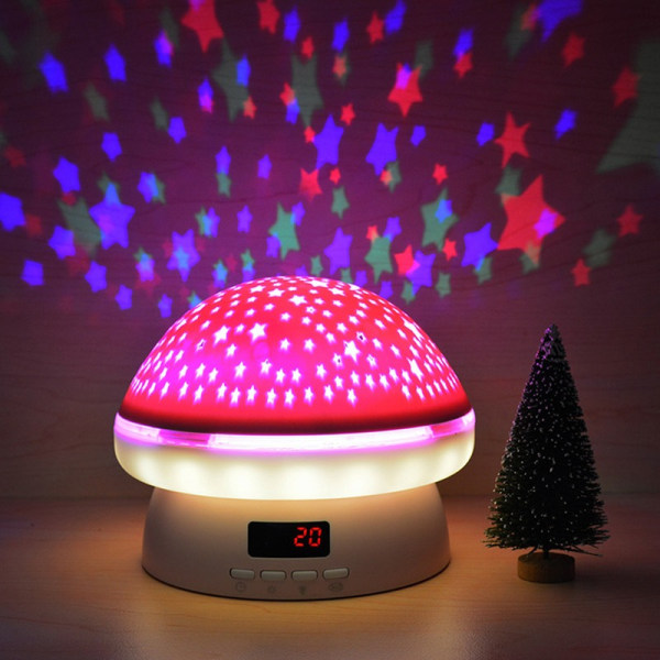 Bordlampe Skrivebordslampe Lys LED Natlys Projektor Månelys Børnegave Børneværelseslampe Projektionslampe indendørs