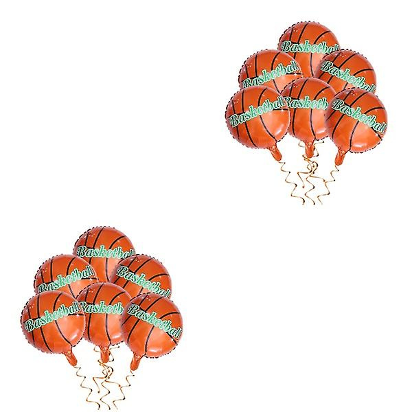 18 stk. 18 tommer Basketball Aluminium Film Ballon Dekorative Balloner Aluminiumfolie Balloner Del