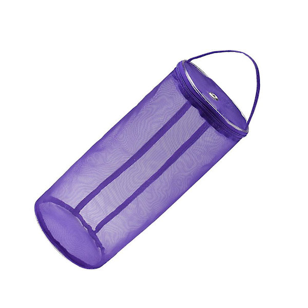 Verktygsorganisatör Väska Stickningsväska Förvaringsväska för Garn Stickningshållare Lila 30*13cm