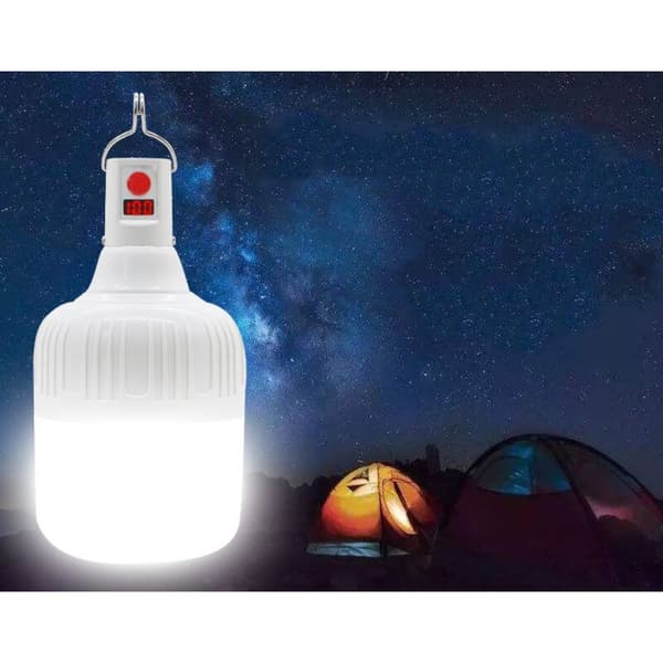 Genopladelig pære (100w+ version med digitalt display)
