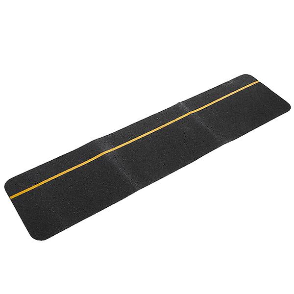 Svart tape nattglød trappetrinn glød mørkt trappetrinn grep trekk tape selvklebende trinn pute gul 61X15CM