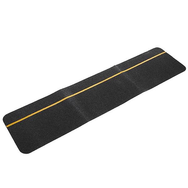 Svart Tejp Nattlys Trappmatta Glöd Mörker Trappsteg Grepp Traktion Tejp Självhäftande Stegplatta Gul 61X15CM