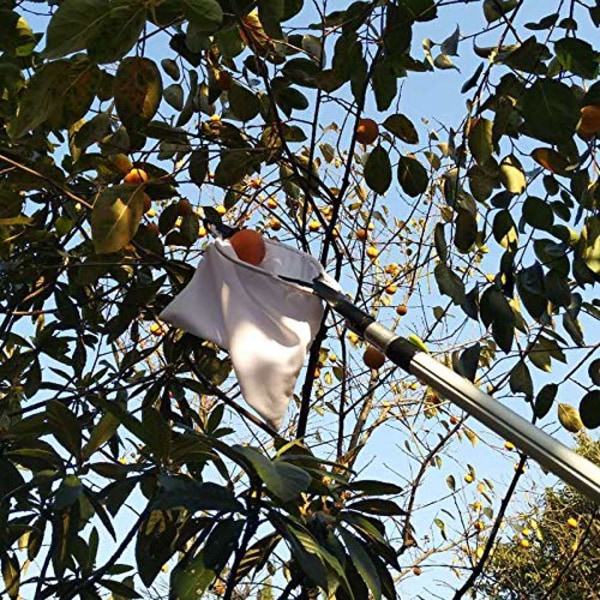 Fruktplukkerhode Høstkurv Stor elastisk pose Fruktplukkingsverktøy med formede blader Fruktfanger for å få eple Appelsiner Sitrus Pære Fersken B