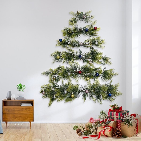 Juleveggdekorasjoner DIY Juletre Engros Simulert Furu Julekule Hjemmeinnredning