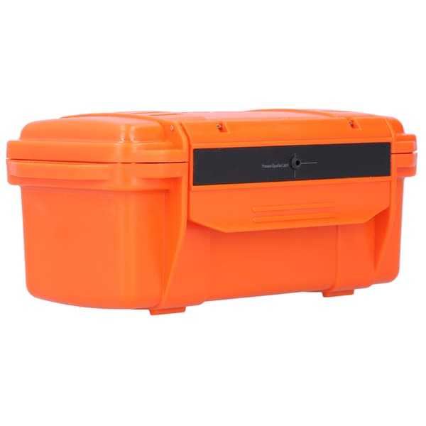 Waterproof Outdoor Tool Storage Box Shockproof Gear Container Orange