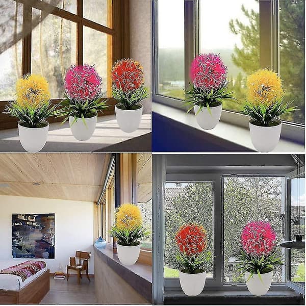 Kunstige potteplanter, buksbom topiary gressball