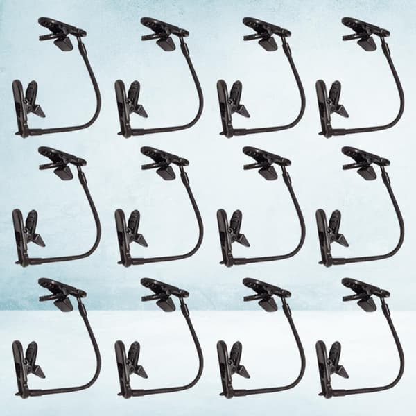 20 stk. vindtæt hat-holderclips til vest og sort TPU Pe