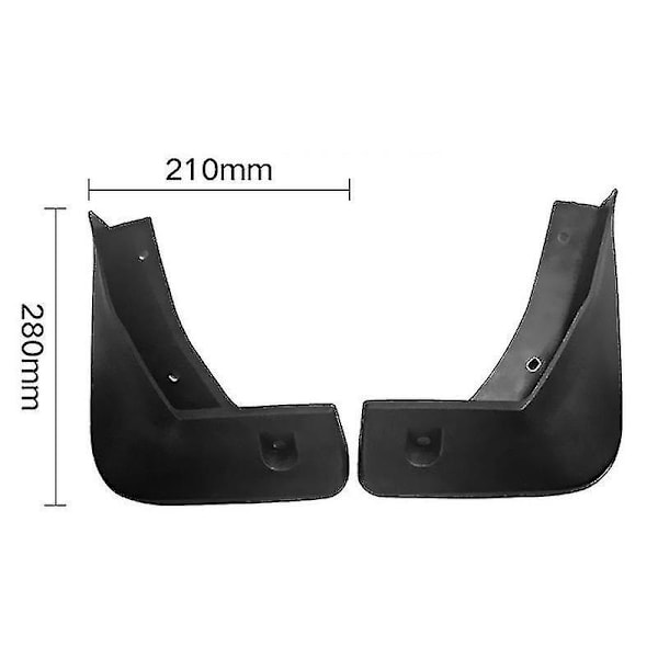Bil Mudflaps Splash Guards For- og Bagmudflap Mudguards Kompatibel med Opel
