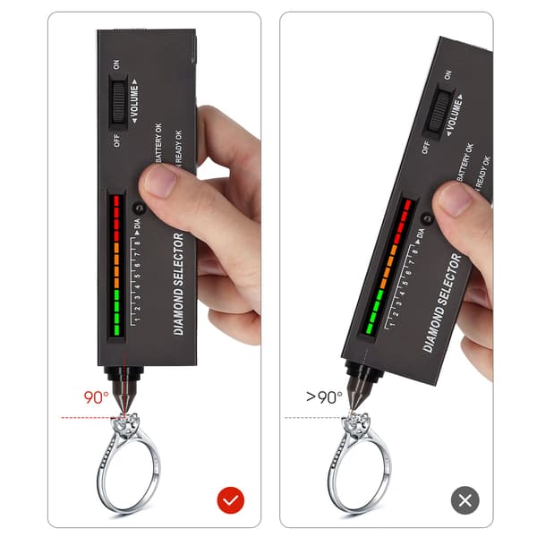 Diamanttestpenna Hög Precision Diamantväljare Detektor
