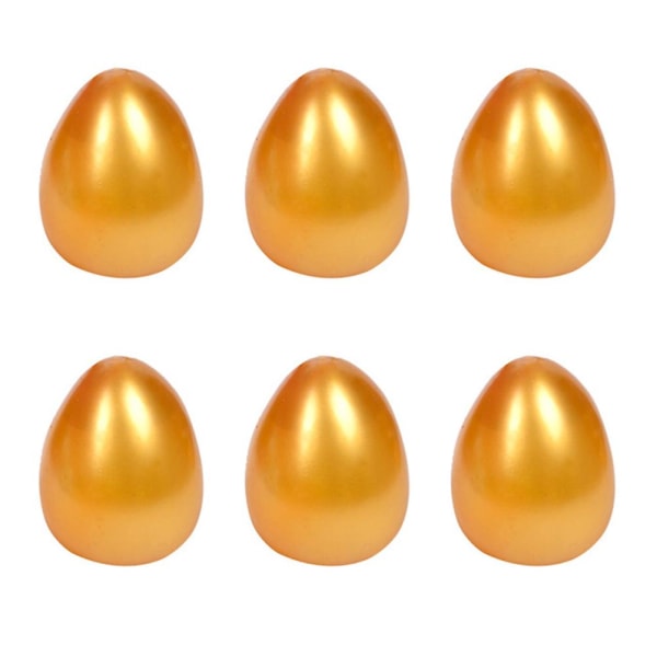 6 stk Poppets Barnas Fidget-leker Simulerings-Egg Leketøy Dekompresjon Kylling Barn