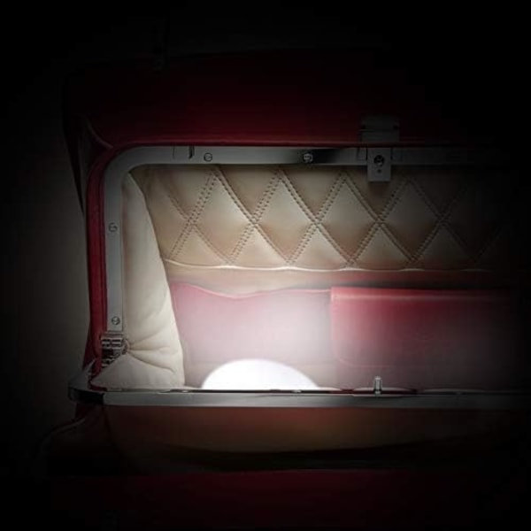 5kpl Kukkaro sydän LED-valo, käsilaukku, alkuperäinen laukkuvalaisin.Kosketusherkkä valon miniklipsi (valkoinen)