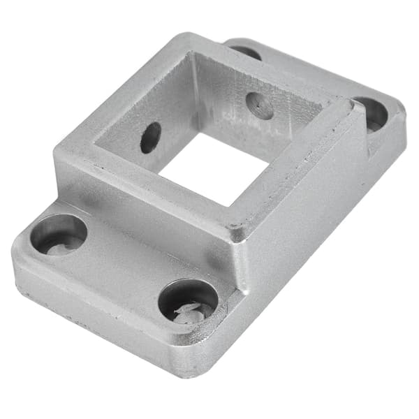 2-way Square Corner Aluminum Profile Connector Base Block Accessory
