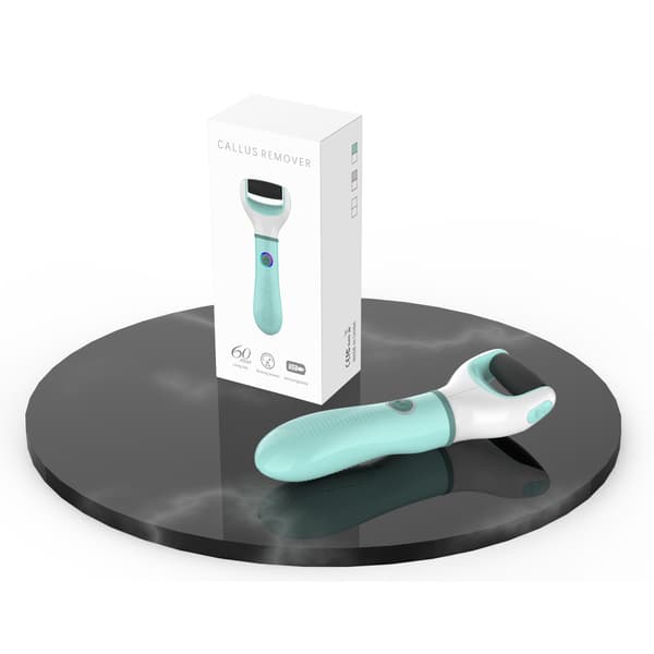 Electric Foot File for Calluses, Electric Grinder with Replaceable Rollers, Sea Green