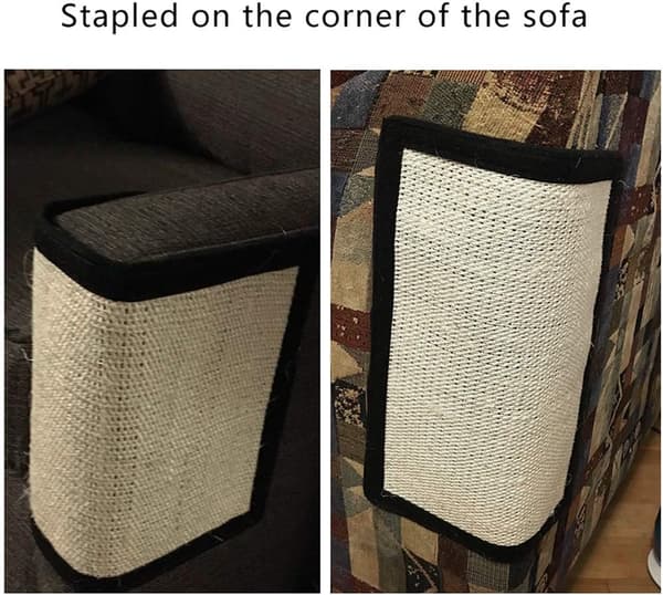 Kattekløsemåtte Sisal Resistent Kattekløser Killing Kattekløsebræt Rulbart Beskyttelse Bord Stol Gulv Sofa Katte Klør Interaktive Legetøj