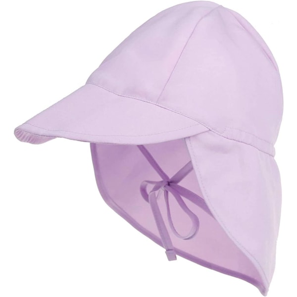 Solhatt för småbarn UPF 50+ Solhatt för pojkar Solskydd Solhattar för små pojkar Sommarstrandhatt Pojke Flicka Lila 2 4T F Purple 2 4T