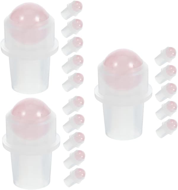 18 stk. eterisk oljeflaske rullekuler erstatning små flaskeruller for eteriske oljer for DIY aromaterapi