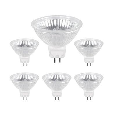Halogenlampa - MR16 - GU5.3 - 35W - Dimbar - 6-pack - Varmvit 2700K