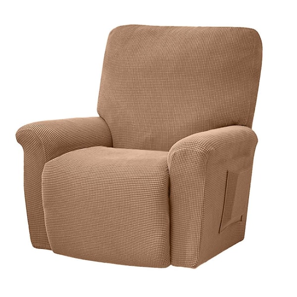 1 stk. Skridsikker Recliner Stolbetræk Elastisk Armstolbetræk Massage Sofa Betræk Chokolade 134.5X76X58. Chocolate 134.5X76X58.5CM