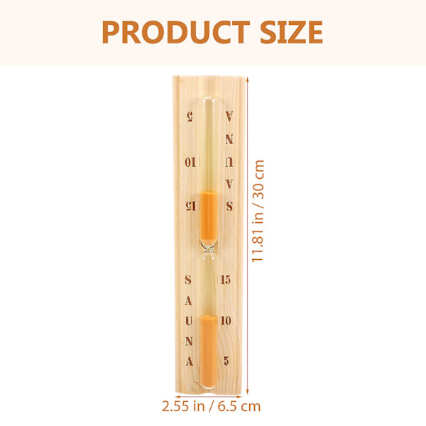 Bordurtimer 2 Minutters Sandur 15 Minutters Timeglas Sandur Sauna Sandur Ur Sauna Timer Træ Sand