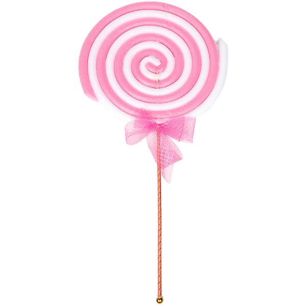 Lollipop rekvisit Stor falsk godteri dekorasjon Fotografi rekvisit scene Dekorativ propRød66x31cm Red 66x31cm