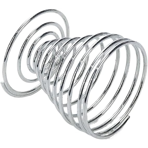 4 stk. Eggkoppholder i rustfritt stål, fjærtråd eggkopp, eggkopp i rustfritt stål, eggkoppholder, moderne eggkoppholder