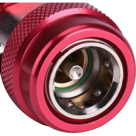 Low/High Quick Coupler R134 A/C Air Conditioning Connector Adapter + Extractor Valve Core (Other)