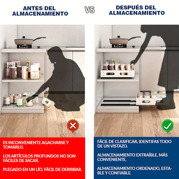 Adjustable Pull Out Kitchen Drawers: Pull Out and Retractable Kitchen Organizers, Storage Drawers