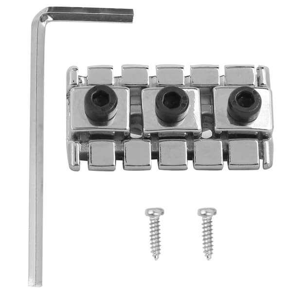 Electric Guitar String Lock Nut with Head String Retainer Hex Wrench Replacement
