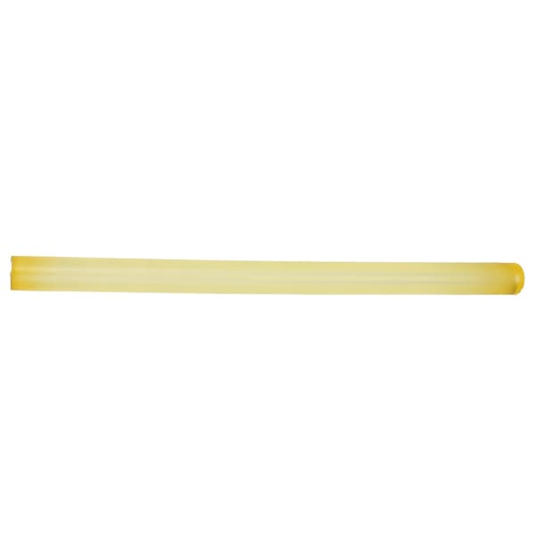 Premium hul polyuretanstang gul 35 mm OD 8 mm hull 500 mm lengde