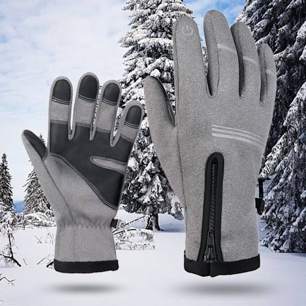 Vinterhandskar Vindtäta Cykelhandskar Varma Fingerhandskar XL