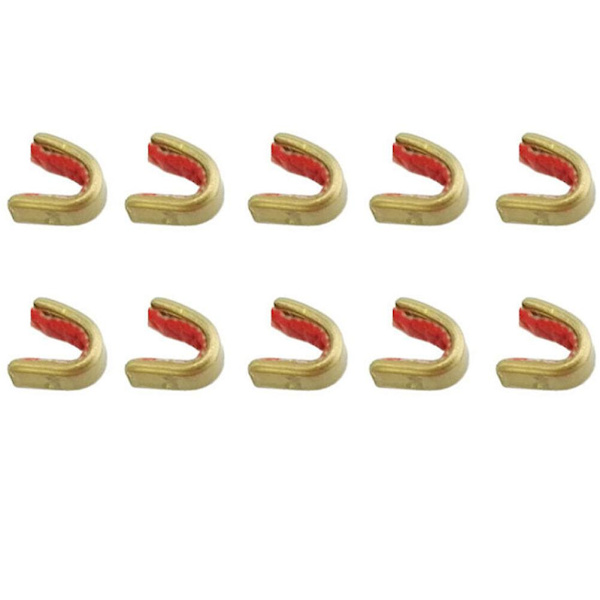 10 kpl Jousijänteen Nock-pisteitä Jousijänteen Nocking Points Jousijänteen Solki Clip Messinki Nocking Point Jousiammunnan Jänteen Clip Punainen 0,5X0,5X0,5CM