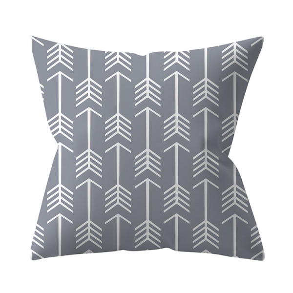 Bohemian Embroidered Double Sided Pillowcases Tribal Modern Style Bed Pillow Covers Square(Grey-2, 45x45cm)