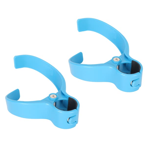 Blue ABS Stroller Cup Holder 2-pack, Hands-free Car Seat Drink Holder for Coffee Mug, Sturdy Easy Installation