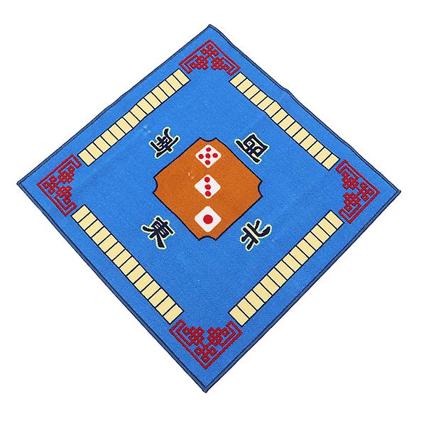 1st Mahjong Bordsduk Fyrkantig form Mahjong Matta Styrelserum Mahjong Pad Anti-halk skrivbordsdyna för spel Brädspel Mahjong Användning (blå)Blå78X78CM Blue 78X78CM