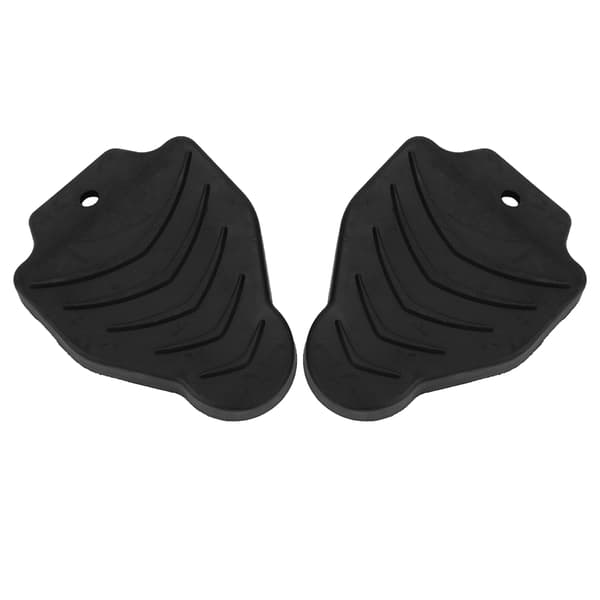 1 Pair Black Bicycle Pedal Cleats Protector Protective Cover Compatible for Look Delta