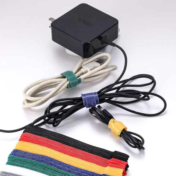 70 stk genanvendelige kabelbindere, nylon, elkabel