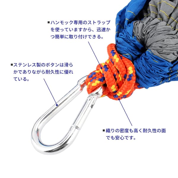 Portable Double Hammock for Camping, Backpacking, and Outdoor Adventures