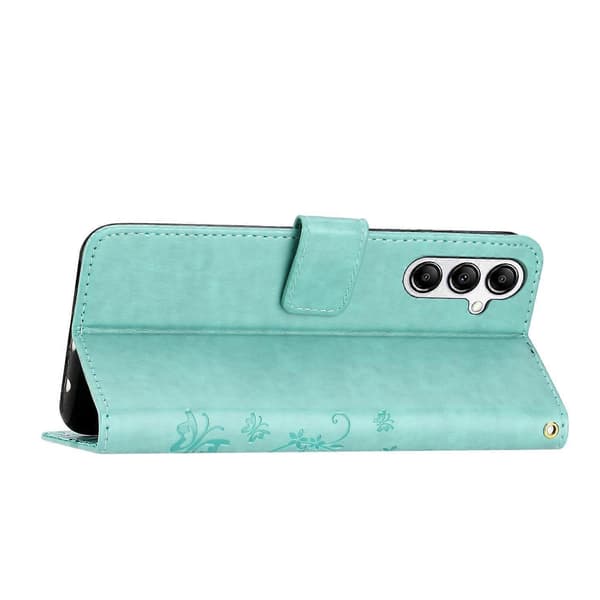Til Samsung Galaxy A56 5G Etui PU Læder Pung Etui med Rem Multicolor Multicolor Style E