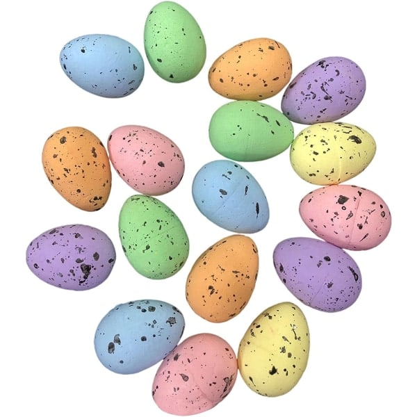 100 stk påske-skum-egg - dekorative pynt