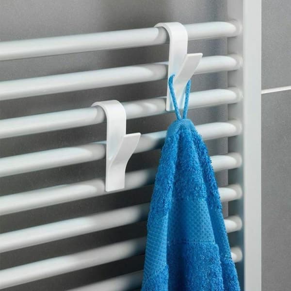 6-pak håndklædeholdere til badeværelsesradiator