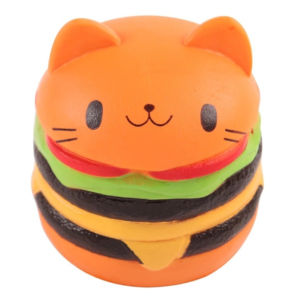 4.5\" Squishies Jumbo Långsamt Stigande Squishie Katt Hamburgare Bröd Leksak - de är söta och mjuka med doft