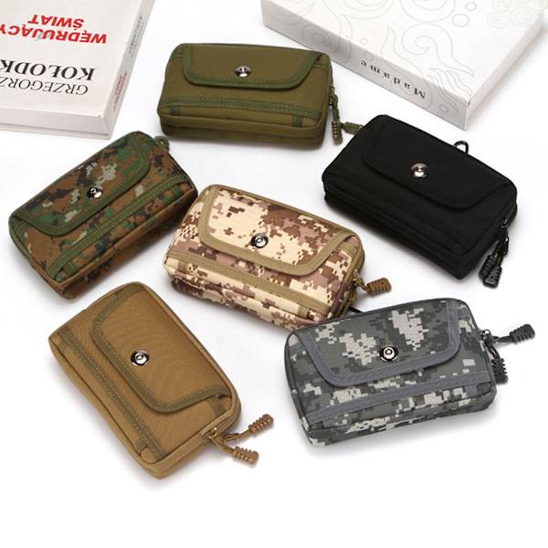 Midjeväska Hållbar Jaktdesign Dekor Flerfunktions Utomhus Telefonficka OutdoorCamouflage 3