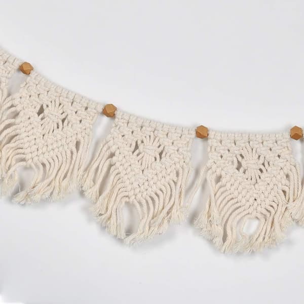 1 stk Makrame vevd veggteppe Boho Chic Bohemian Hjem Geometrisk