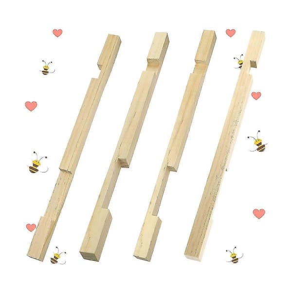 4-pack Bikupa Ingångsreducerare Trä Ingångsskydd Biodling Bi För Biodling