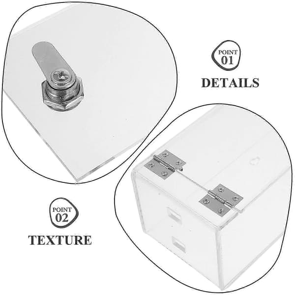 Secure Cell Phone Storage Cabinet with Lock, Transparent Organizer Unit