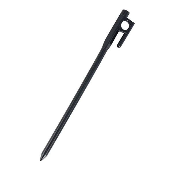 Campingteltpløkke i støbejern til udendørs camping - Sort 20X0.7X0.7cm Black 20X0.7X0.7cm