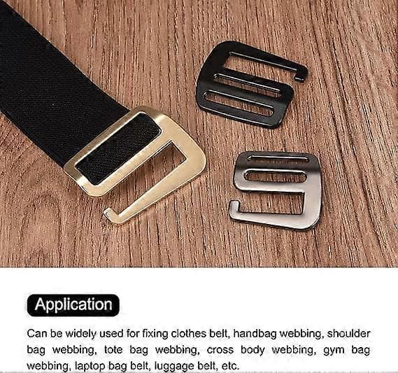 Metalliset G-koukku Webbing Soljet, G-koukku Aaltosoljet Säädettävät Soljet Repun Hihnoille Webbing 2 kpl